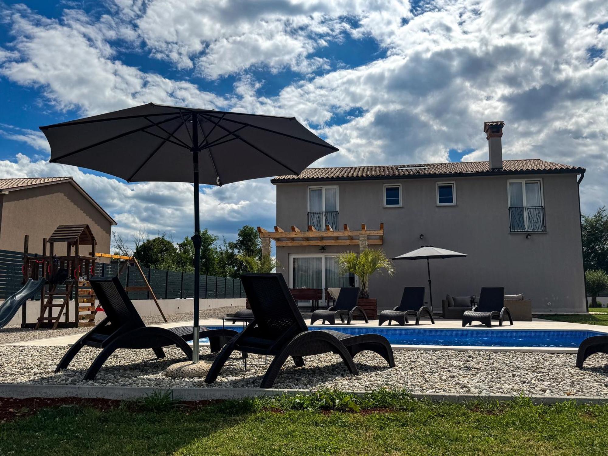 Villa Anastazija Labin  Buitenkant foto